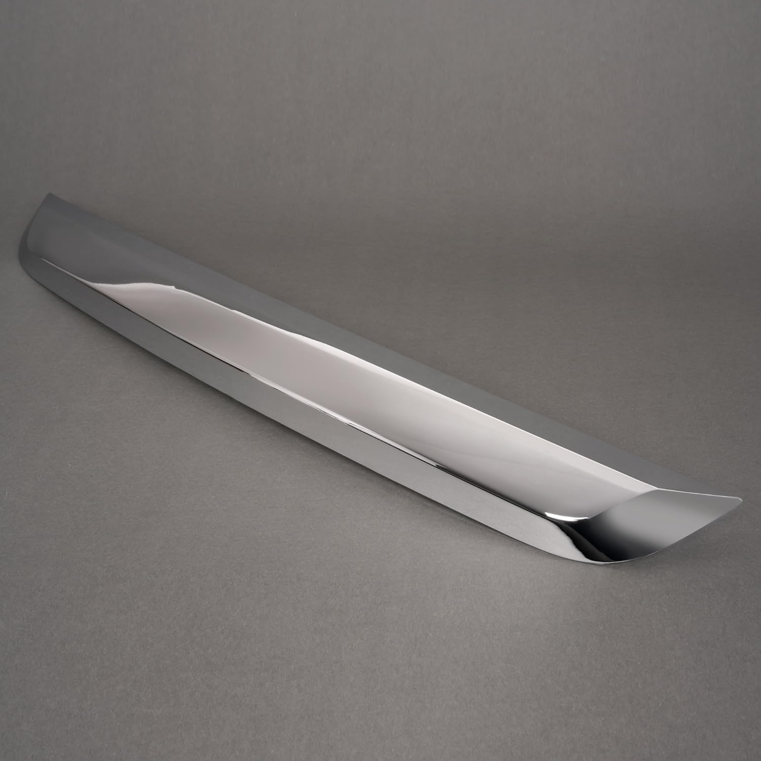 KUAFU Lower Grille Molding Compatible with 2010-2012 Ford Fusion FO1216104 AE5Z8200B Front Bumper Grill Molding Trim Chrome Silvery