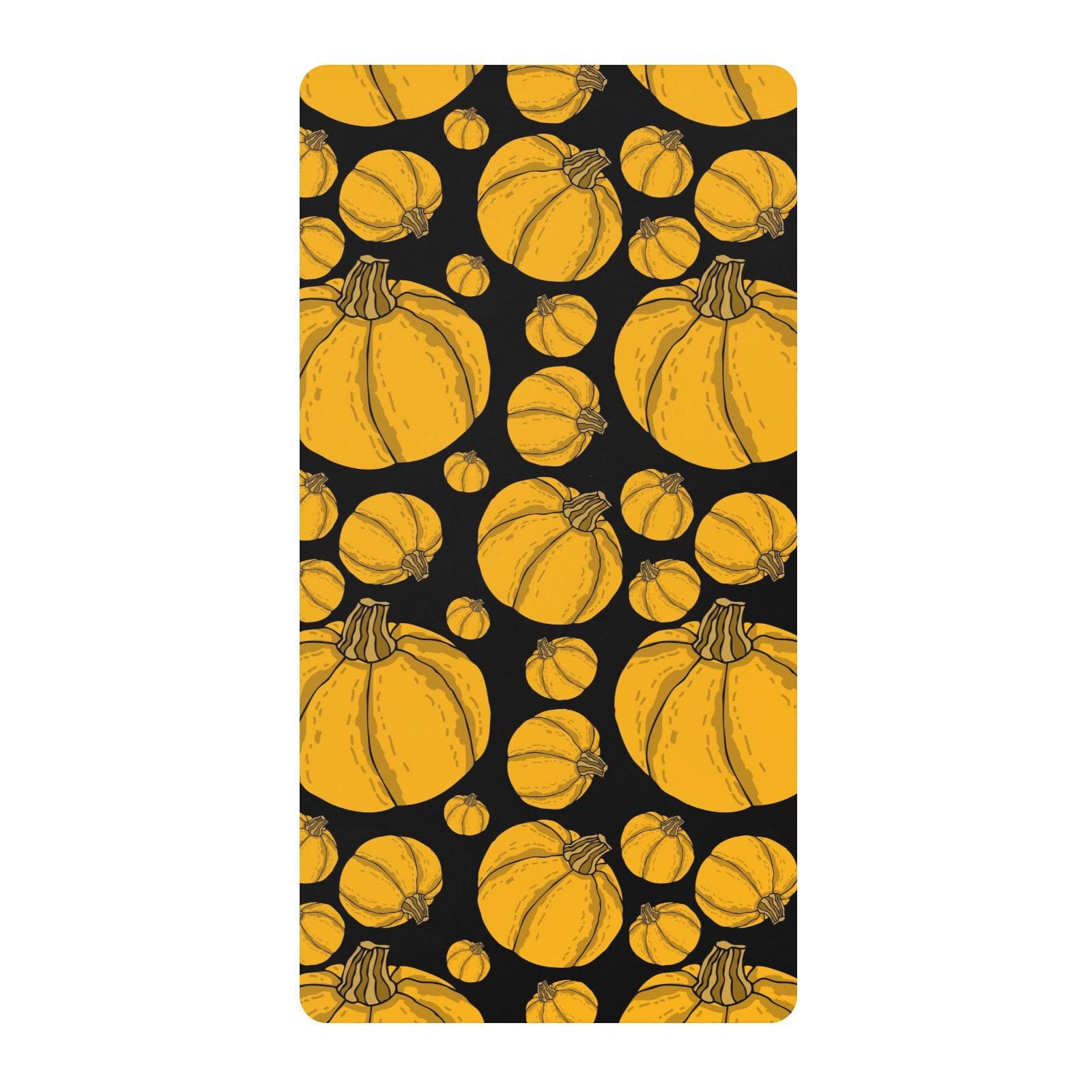 Drap housse berceau coton doux supérieur à motif citrouille chic