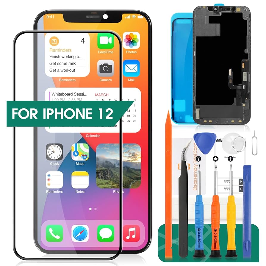 anew iPhone 12/12 Pro用 Amazon.com: Incell for iPhone 12/12 Pro Screen Replacement