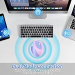 Wireless Vertical Mouse Rechargeable,Bluetooth/2.4G Small Silent Ergonomic Mouse Support 3 Devices,Computer Optical Mice Reduce Wrist/Hand Strain for Laptop PC MacBook iPad Small Hands(Purple)