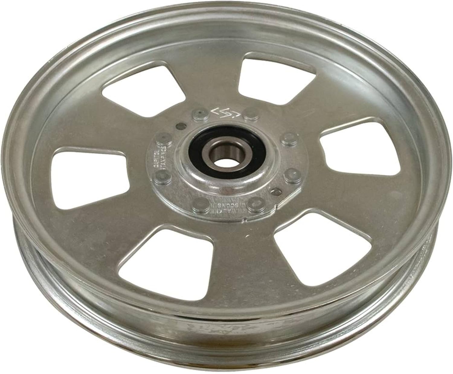 Rareelectrical Oem Grade Heavy Duty Flat Idler Pulley Compatible With Exmark 116-9639 Lazer Z E S X Series Toro Z Master 60 72 In 2012 Up 8 3/4 Od 5/8 Id 1 In Height Metal New Replaces 116-9639