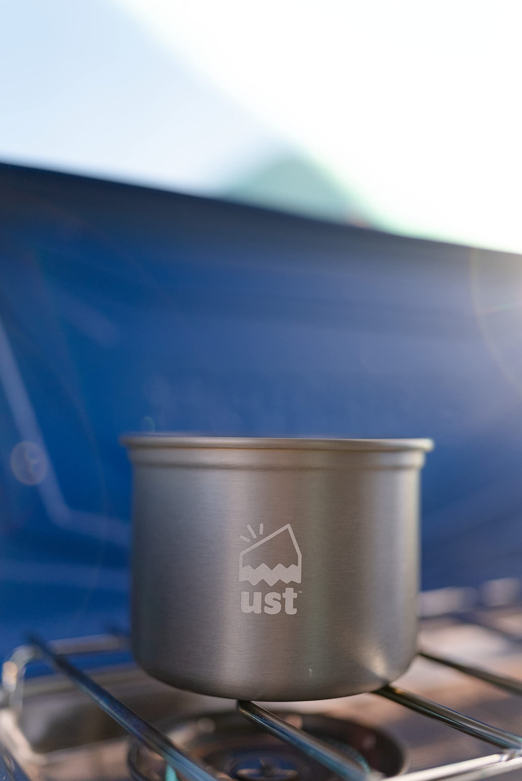 ust Duo-Kochset mit Leichter, kompakter, BPA-freier, eloxierter Aluminium-Konstruktion für Camping, Wandern, Notfälle und Picknicks