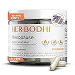 Her Bodhi Meno- Menopause Hormonal Balance for Women, Estrogen Soy Isoflavones Menopause Supplement for Women, Holy Basil, Ashwagandha, Black Cohosh Hot Flashes Menopause Relief (60 Capsules)