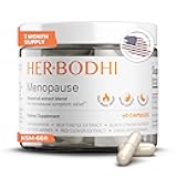 Her Bodhi Meno- Menopause Hormonal Balance for Women, Estrogen Soy Isoflavones Menopause Supplement for Women, Holy Basil, Ashwagandha, Black Cohosh Hot Flashes Menopause Relief (60 Capsules)