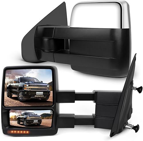 Miniatura 1 de SCITOO - Espejos retrovisores laterales eléctricos para camioneta Ford F-150 modelos 2004 a 2014, con calefacción y direccionales