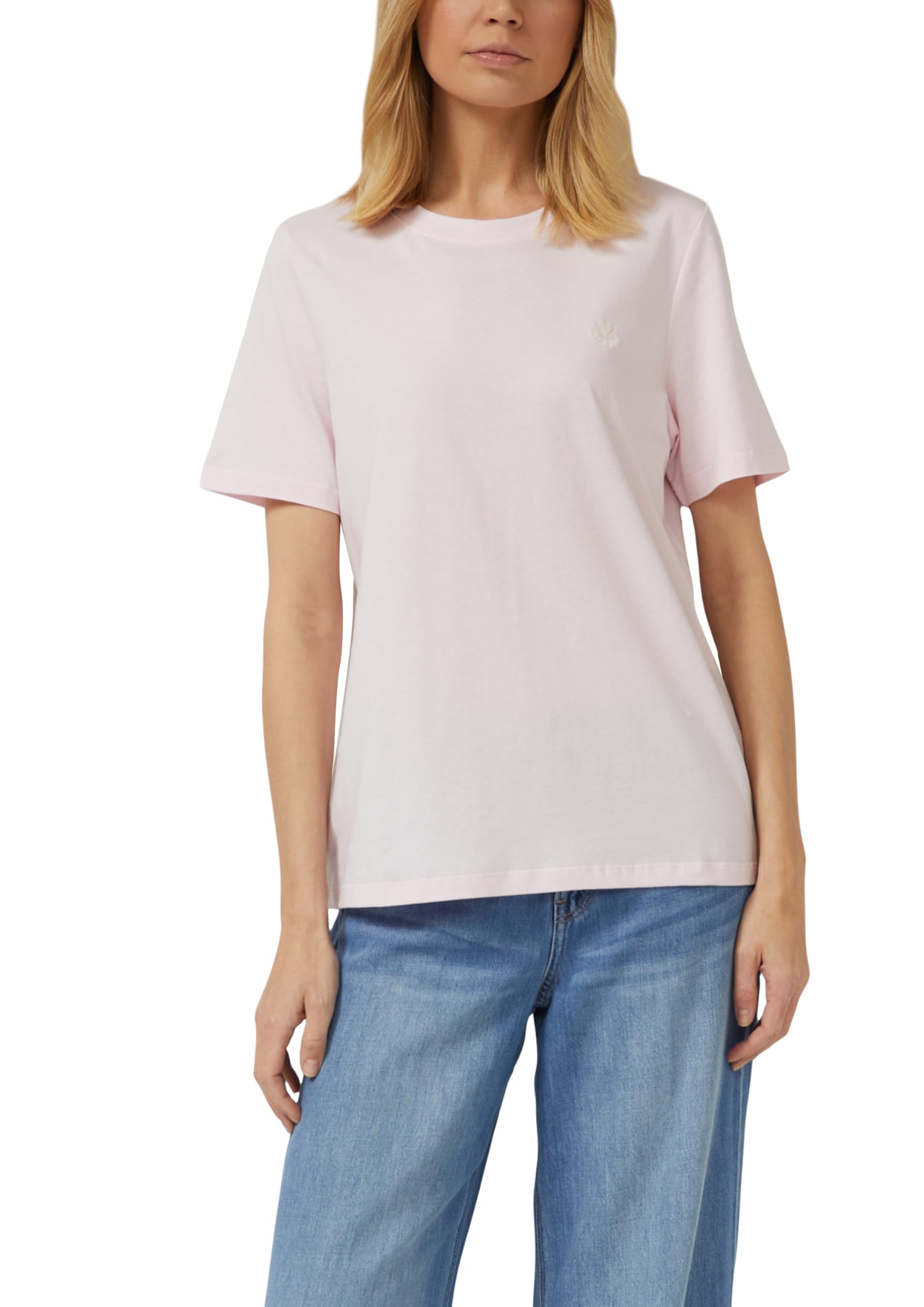 s.Oliver Jersey-T-Shirt im Regular Fit mit Herz-Stickerei
