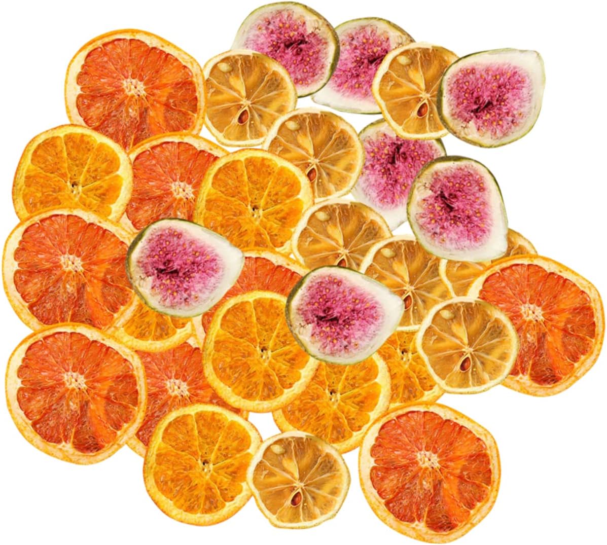 Unique Wreath Making Decors Bag of Dried Orange Fig Slices for Christmas Cake Decorations
