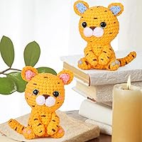 Vista 26 de Kit de ganchillo para principiantes, kit de ganchillo para principiantes para adultos con tutoriales en video paso a paso, kits de animales