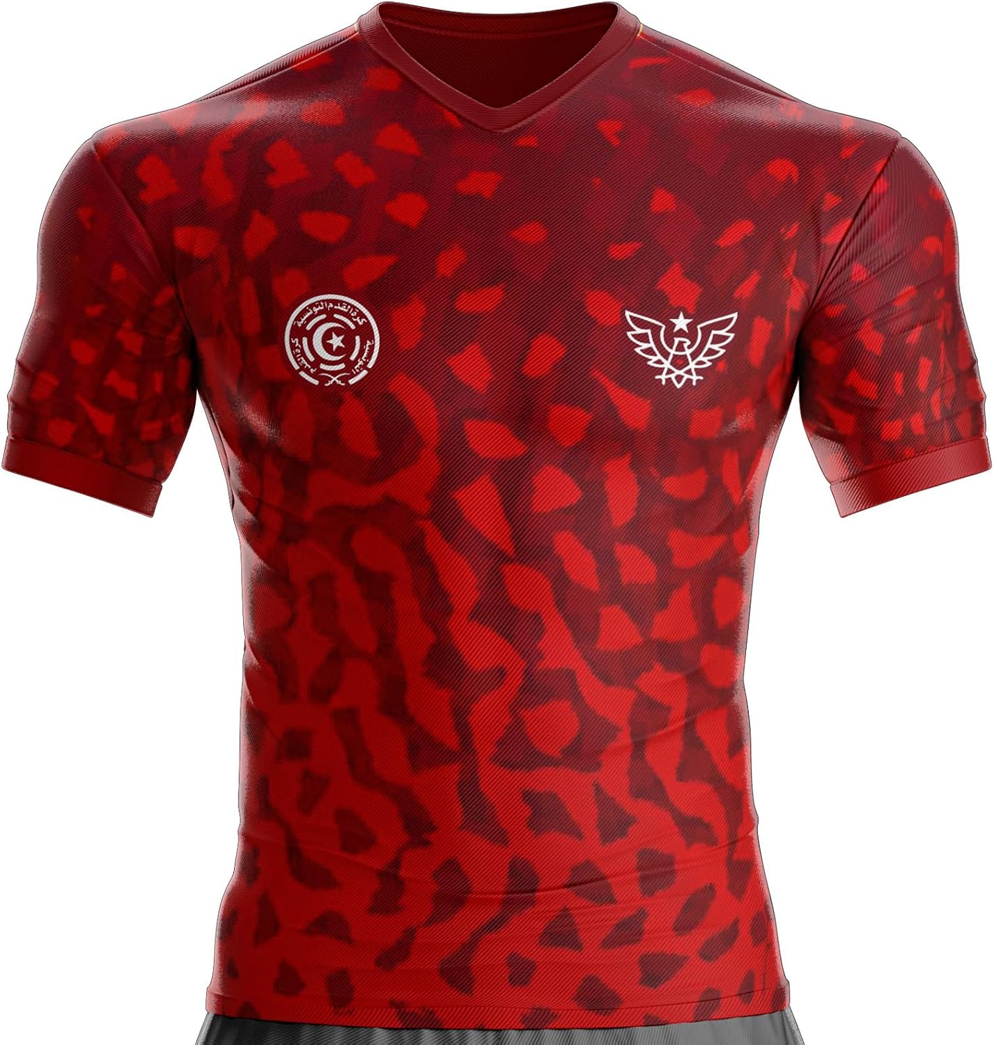 Tunisia Football Jersey TN-63 Tunisian Flag