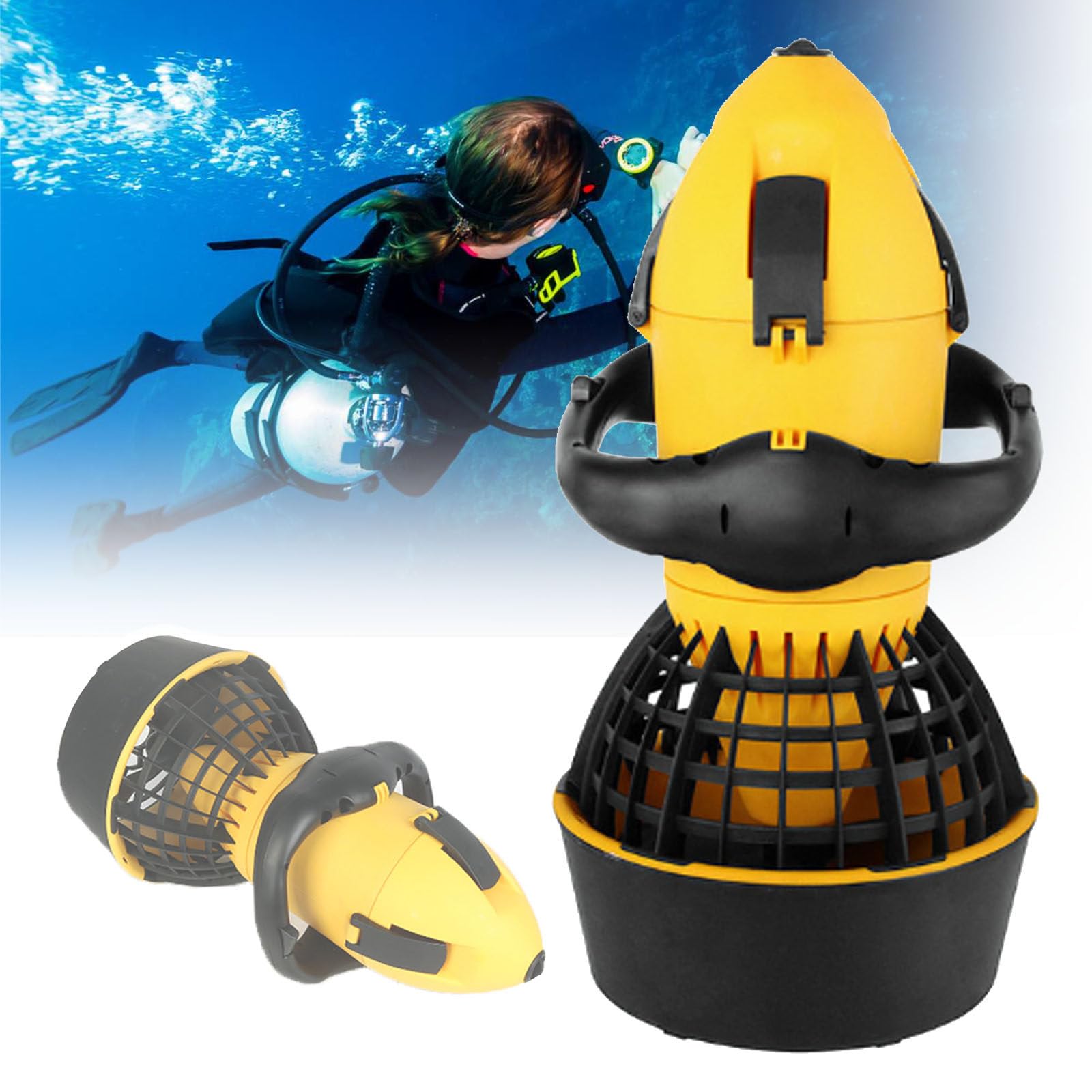 Monopattino subacqueo, 500 W Sea Thruster per snorkeling e avventure in piscina, attrezzatura di propulsione portatile per gli appassionati di sport acquatici