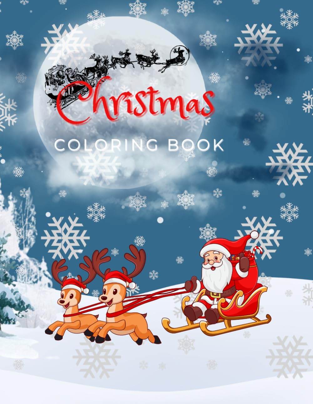 Christmas coloring book: Festive Fun for Little Artists