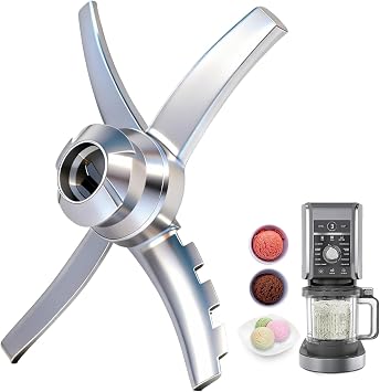 Replacement Paddle Compatible with Ninja Creami NC501 Series Ice Cream Makers,Stainless Steel Replacement Parts Blade for Ninja Ice Creami Accessories for NC500, NC501,NC501H,CN501CO etc.