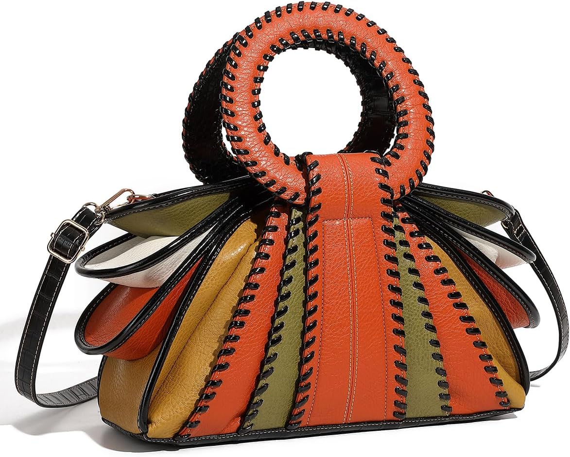 Designer Multicolor Top Handle Handbag Bag Woman Large Capacity Purse Fashion Women Crossbody Bags for Women Large Bags - Image 4