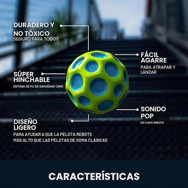 Foto 4 de 6 de Waboba Gradient Ball - Pelota Super Rebote