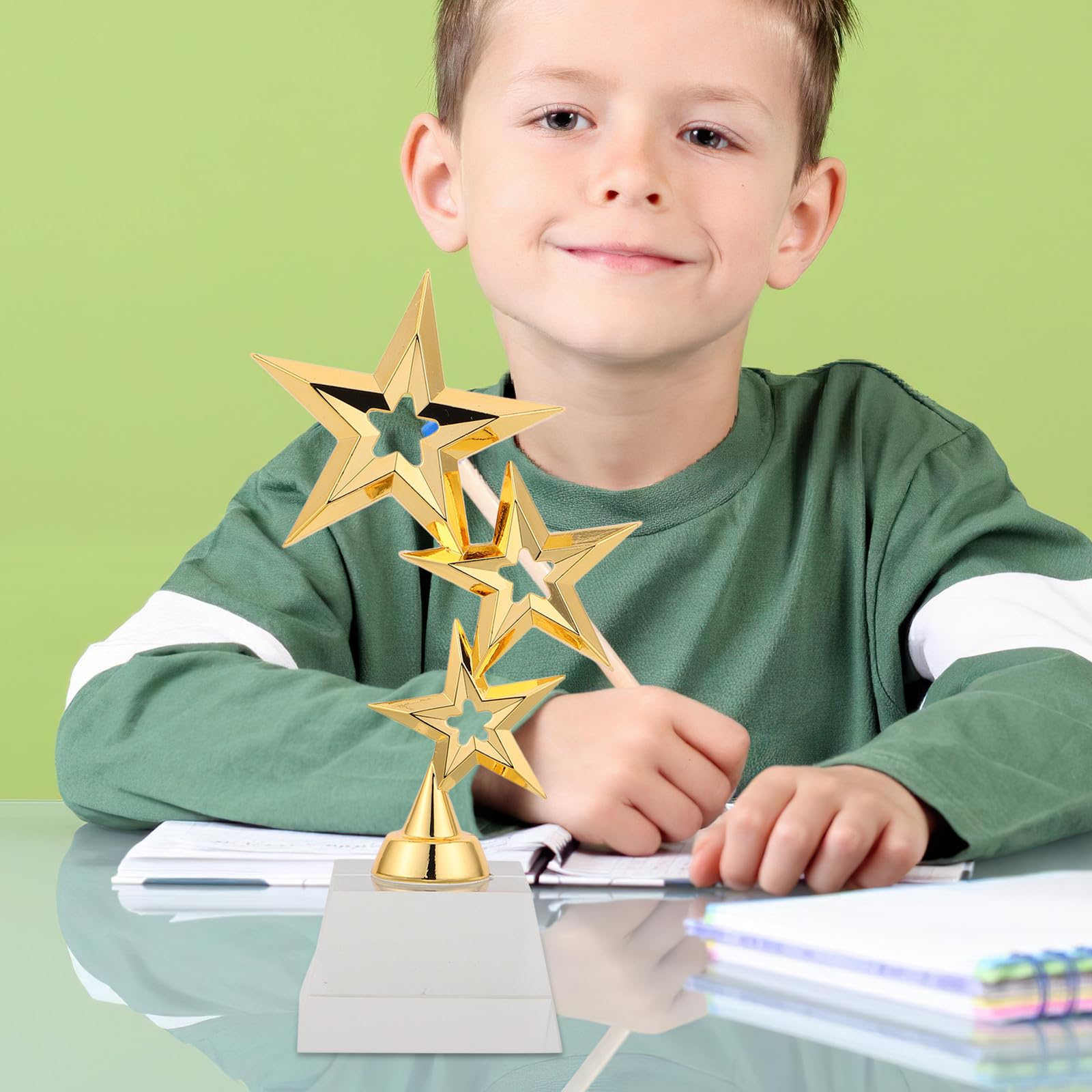 Trofeo Estrella de Pequeño Cristal Aleación y Zinc para Niños