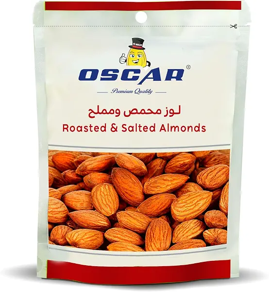سعر ومواصفات لوز محمص و مملح من اوسكار 110 جرام قد يختلف تصميم العبوة (B08WLBRNCK) على Amazon EG