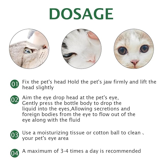 Foto 4 de 6 de GNAPY Gotas para los ojos de mascotas de 60 ml para perros y gatos
