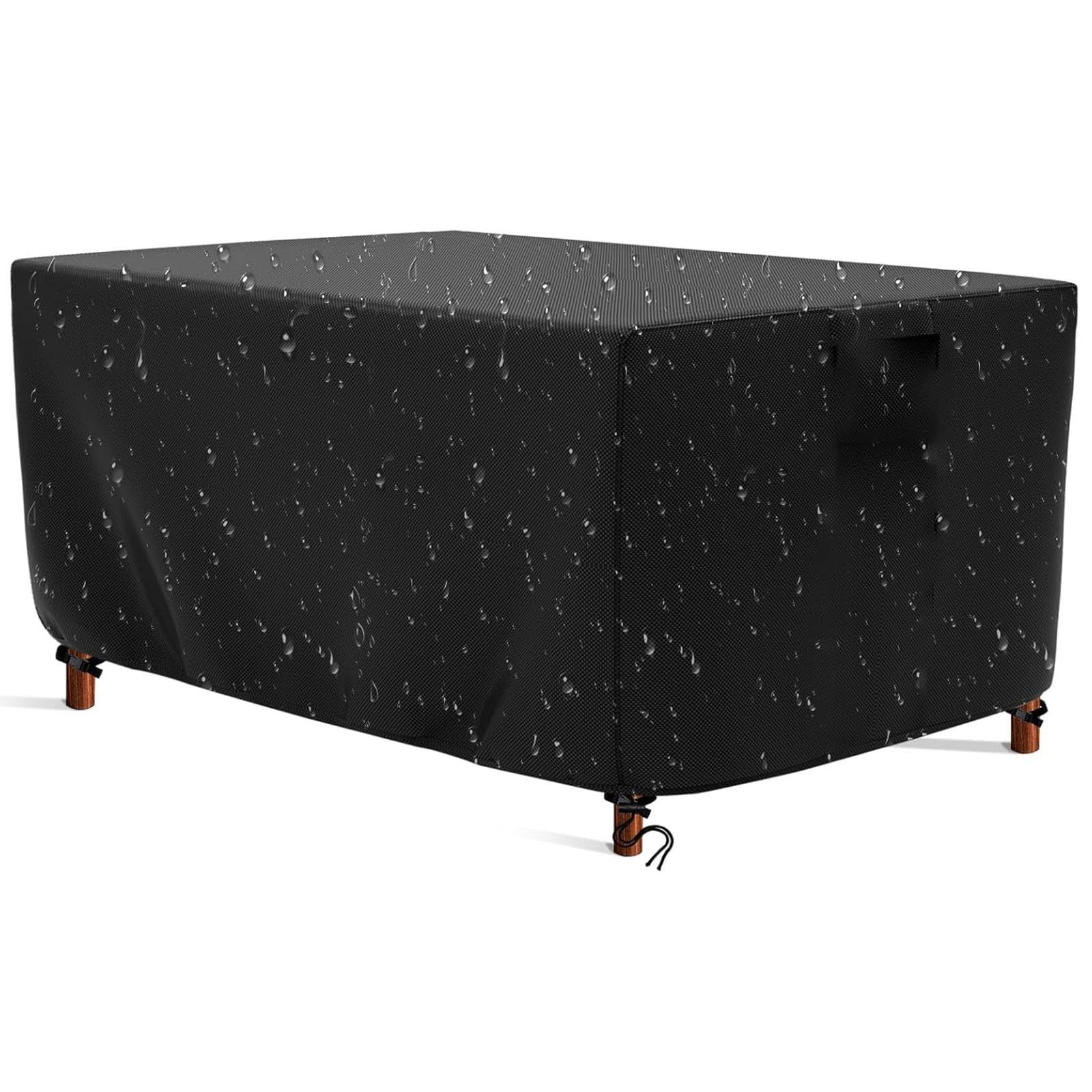 Outdoor Garden Furniture Cover - 220 x 110 x 100 cm - Waterproof Oxford 420D Fabric - UV Resistant - Fits Rectangular Table & Chairs -Protection