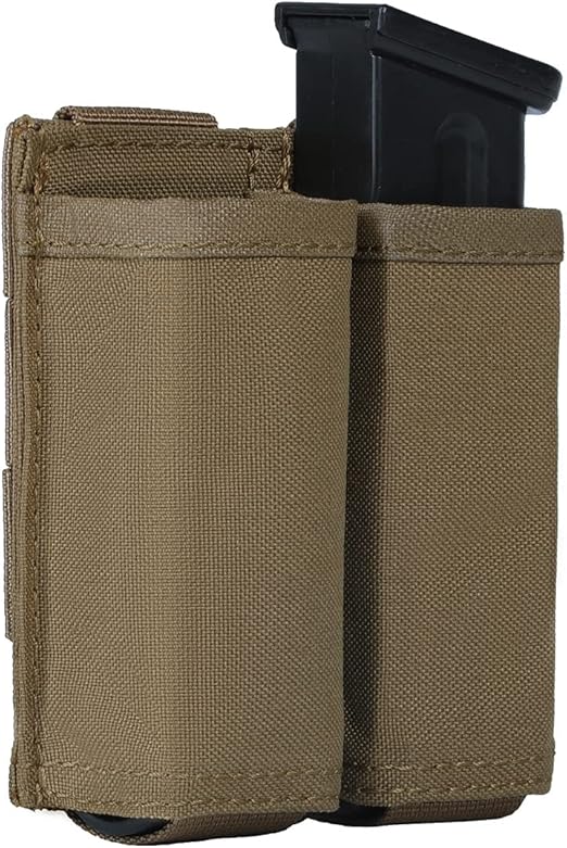 9mm Pistol Magazine Pouch Double MOLLE Kydex Quick Release