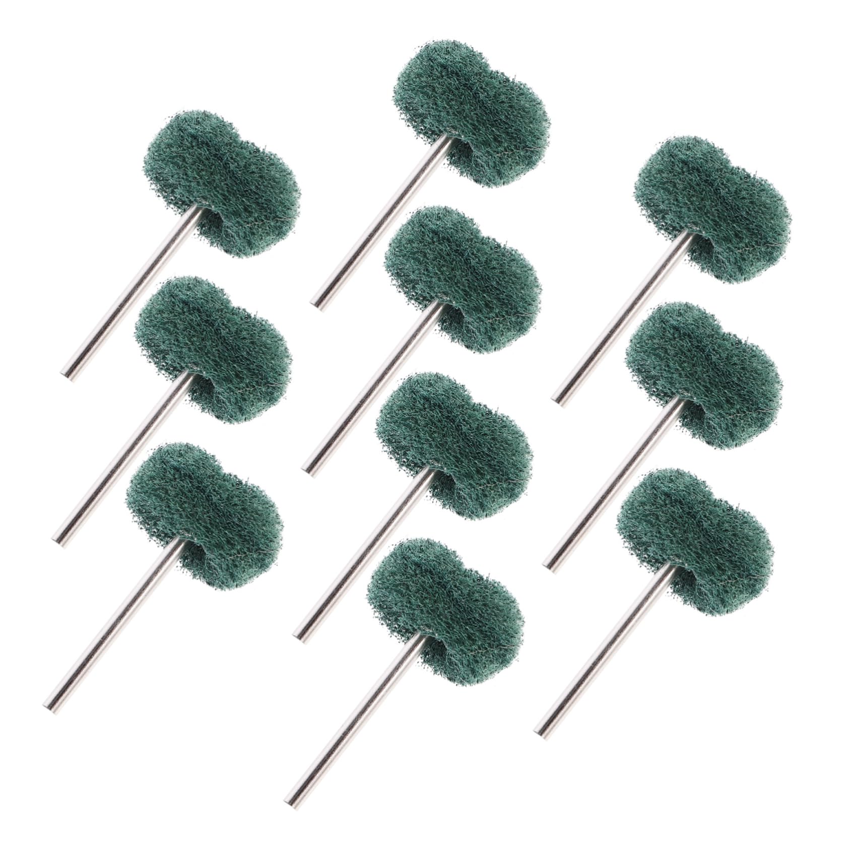 Alipis Reusable Polishing Wheel Set 10pcs Fiber Wheel for Bench Drill Buffing