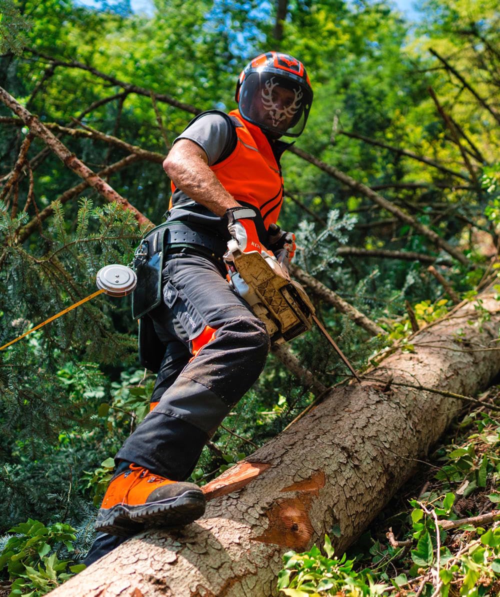 KOX Schnittschutzhose Duro 3.0 Anthrazit/Orange Größe 64 | Typ A