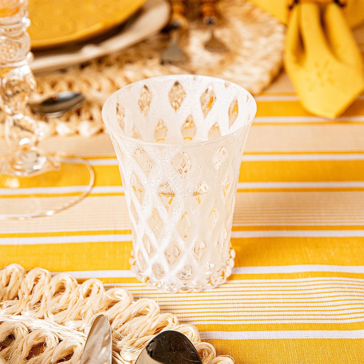 Juliska Trellis Small Tumbler - White