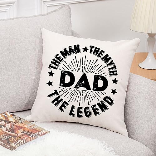 Miniatura 2 de Divertida funda de almohada para papá, regalo de leyenda del mito del hombre, para papá a mi papá, para el día del padre, cumpleaños, Navidad,