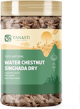 Natural Dried Chestnut 3.05 oz | Naturally Dried Singhada/Singhara 100 Gram