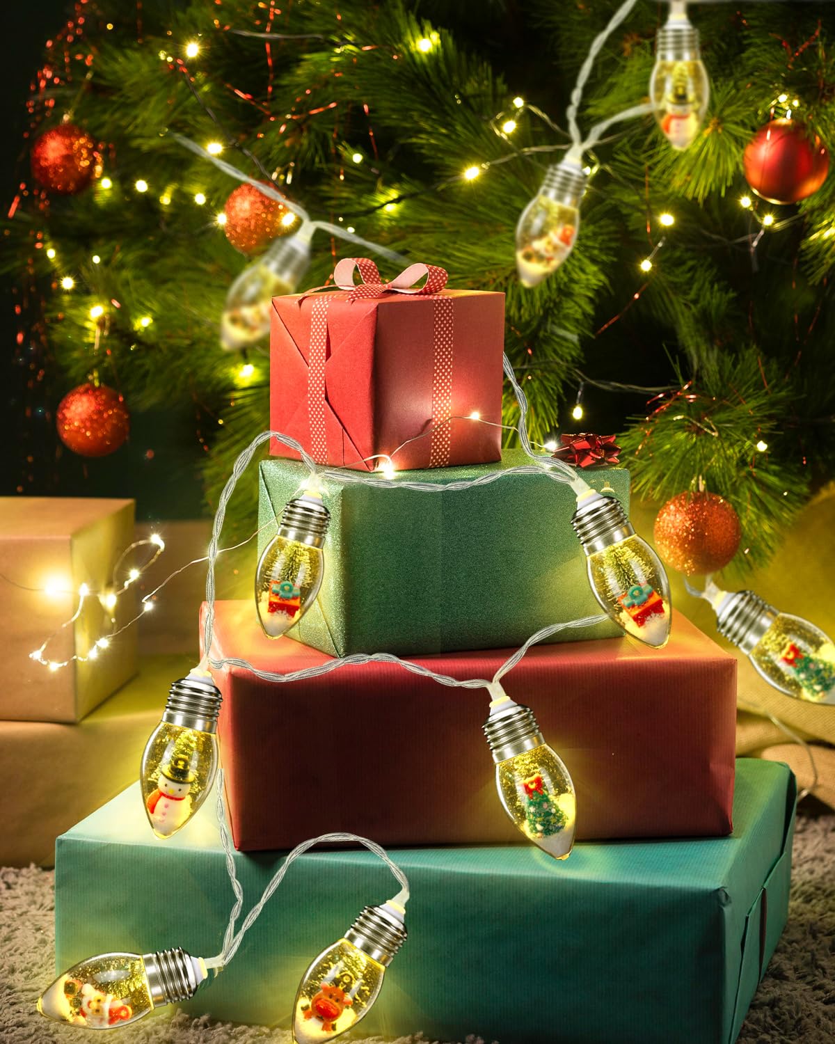 Amazon.co.jp: LIHAO クリスマス ライト 装飾 イルミネーションライト