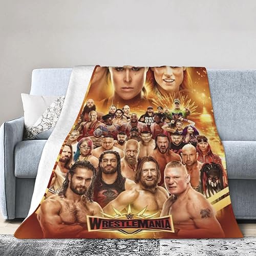 Miniatura 3 de MARAYA Manta ultrasuave que no forma bolitas, cálida y ligera para todas las estaciones, para niños y adultos, para sofá y reserva de viaje, manta