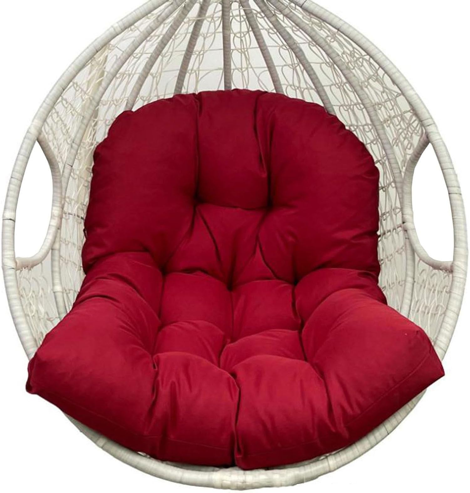 IQOAIJ Swing Chair Cushion, Soft Patio Hanging Chair Cushion Pad for Outdoor Egg Hanging Basket Chair Egg Chair Cushion Indoor Outdoor Furniture Recliner,05,80X120CM