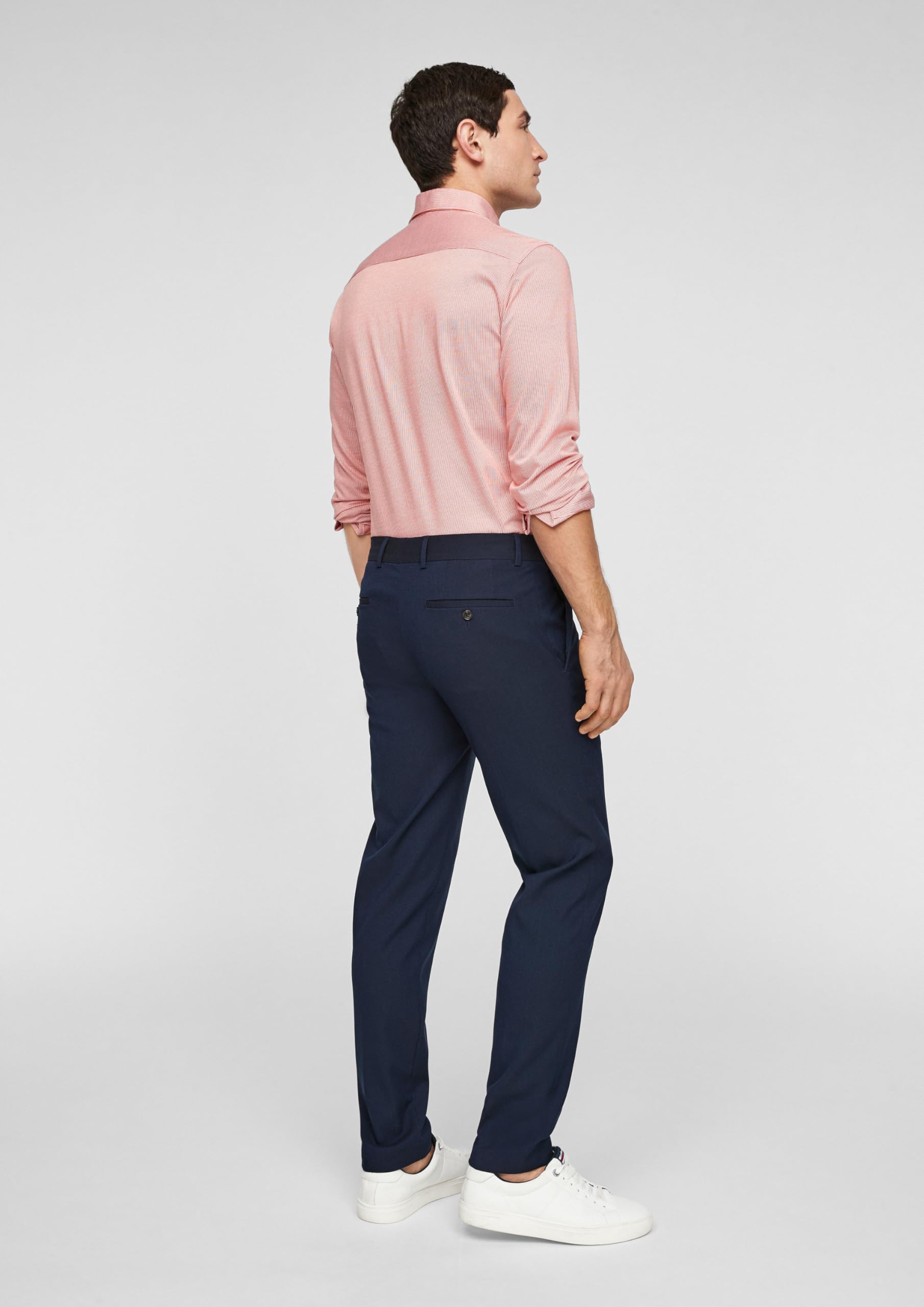 s.Oliver BLACK LABEL Suit Trousers with Stretch Pantalones De Traje para Hombre