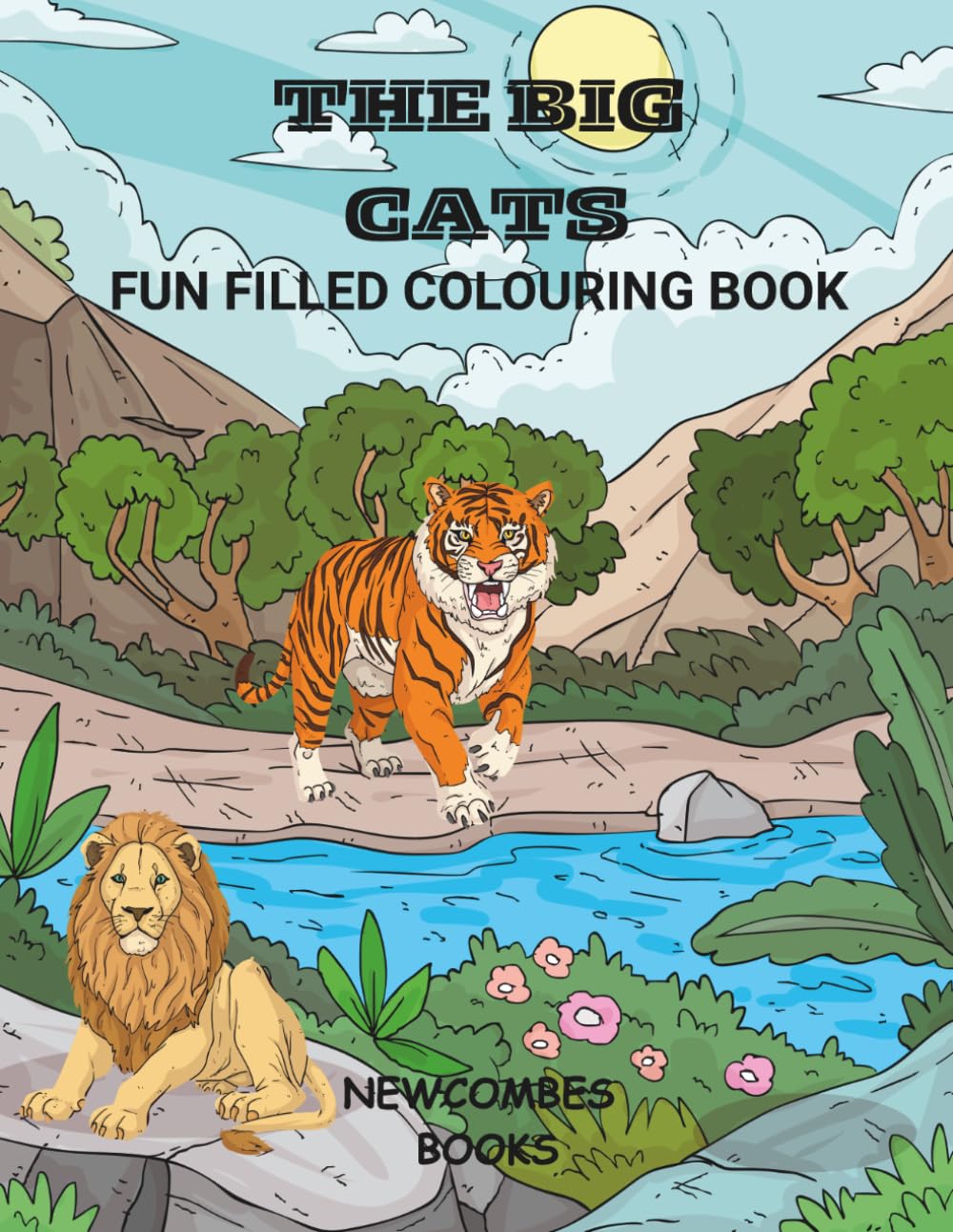The big cats: Fun filled colouring book