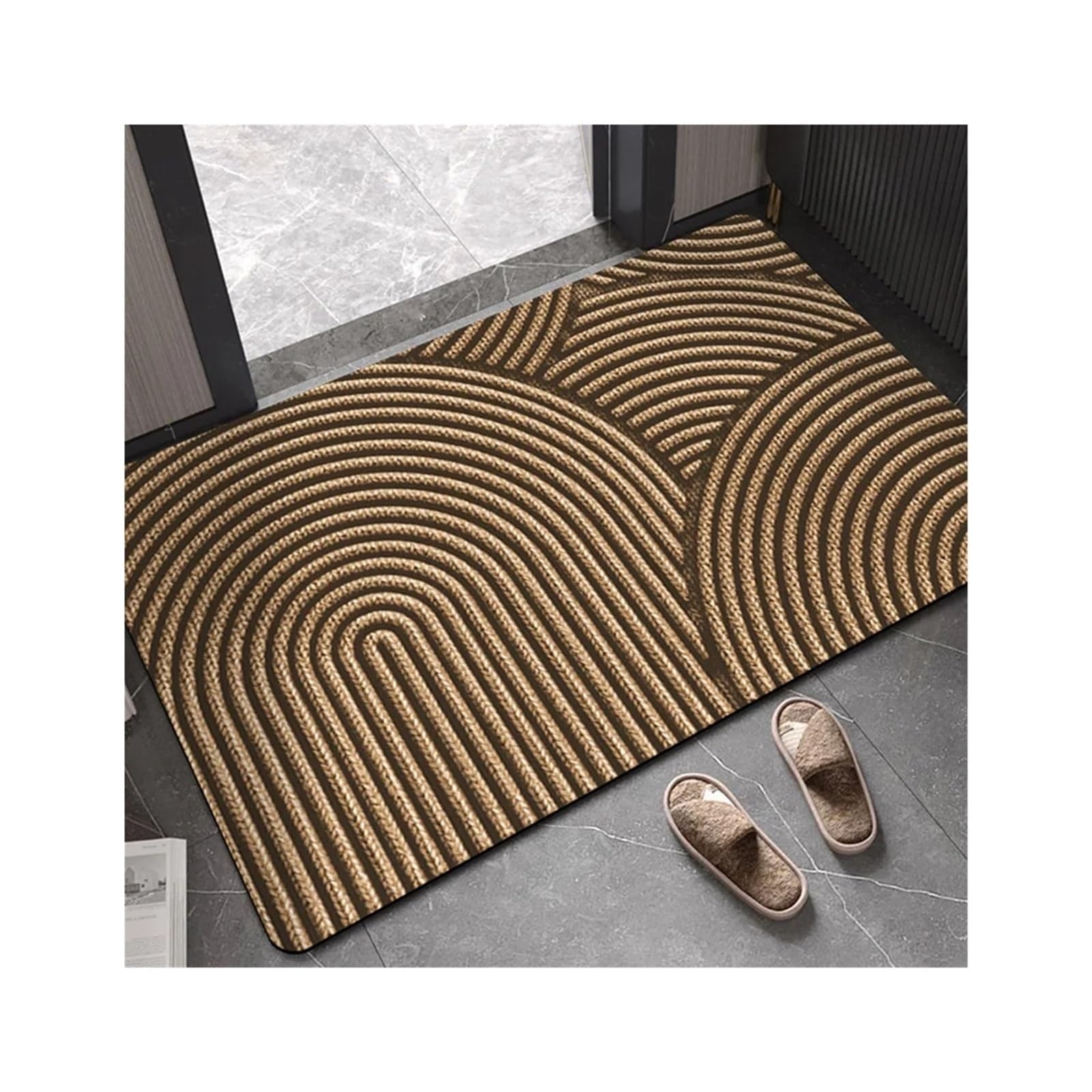 Tapis de sol entrée absorbant pour régler les sols mouillés