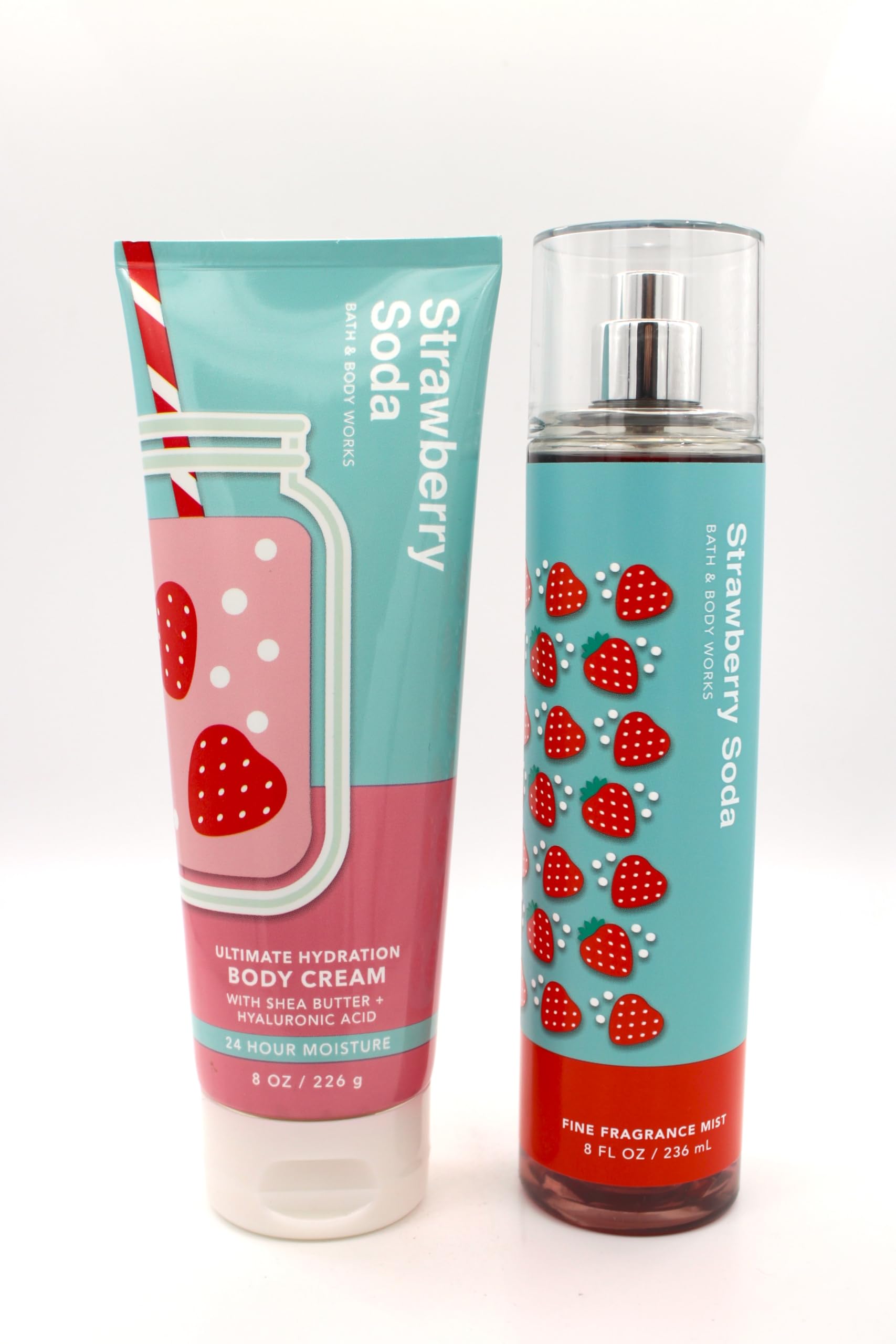新品バスアンドボディークスのStrawberry Soda ボディケア4点セット 新品バスアンドボディークスのStrawberry Soda ボディケア4点