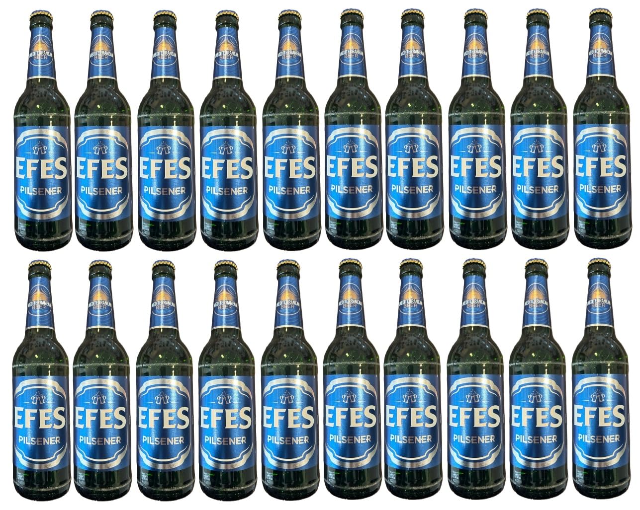 20 Flaschen Efes Pils a 0,5 L 5% vol. inkl. MEHRWEGPFAND + Space Keks gratis a 45g von Onlineshop Bormann