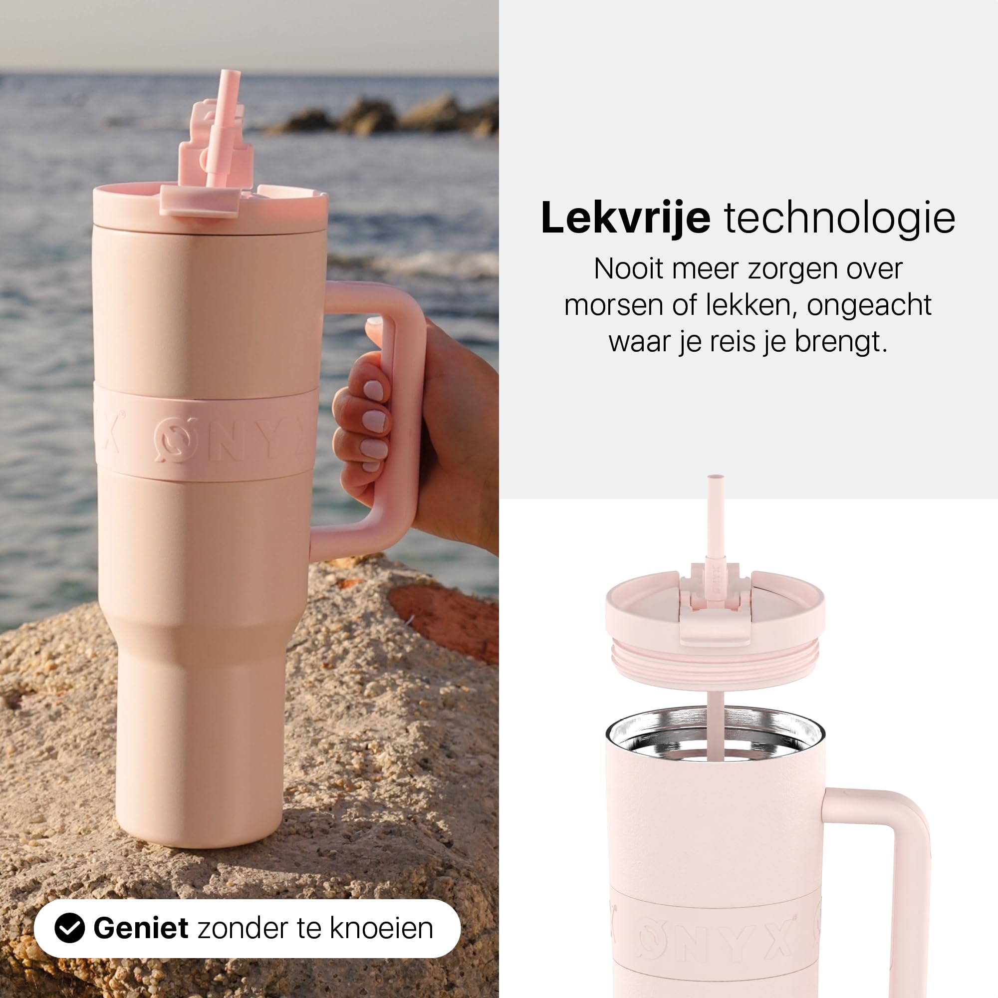 Roestvrijstalen Walvisfonteinbeker, Lekvrije Sportwaterbeker Van 24