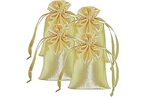 SIMPLECOOL Small Satin Jewelry Bags Drawstring