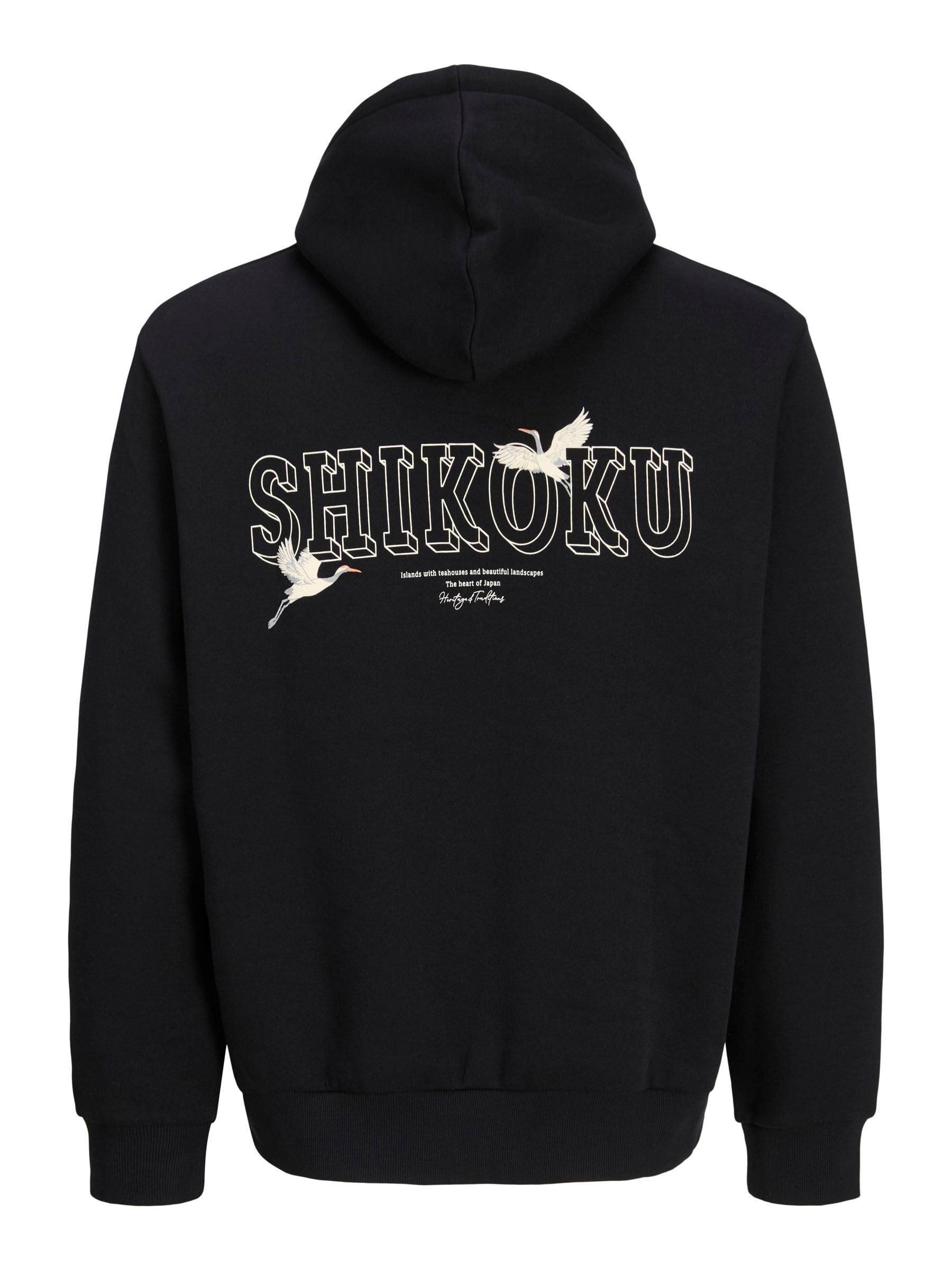 JACK & JONES Jjkenji Sweat Hood Pls Jjkenji Sudadera con Capucha Pls Hombre (Pack de 1)