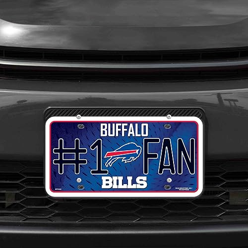 Vista 51 de Rico Industries Placa de matrícula de metal unisex para adultos de la NFL