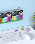 EBL AAA Rechargeable Batteries 1100mAh 10 Pack Triple A Ni-MH 1200 Cycle Long-Lasting Batteries (5 Colors in a Box)