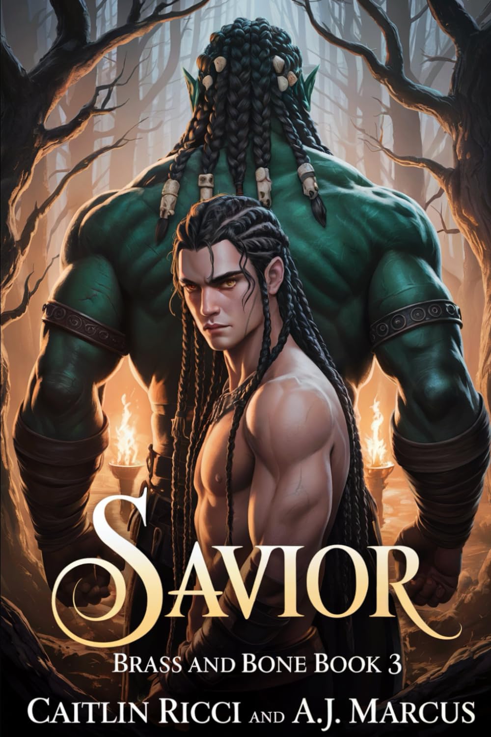 Savior: Dark Vampire Orc Romance: 3 (Brass and Bone)
