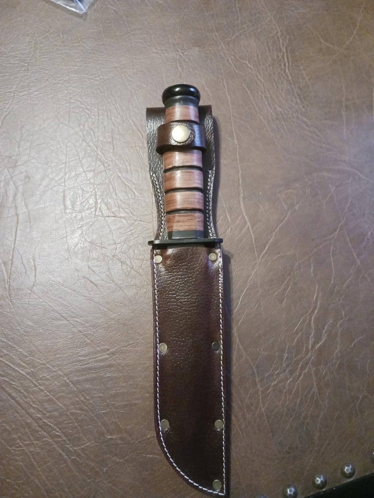 ベトナム戦争　USN　Mk2 SEALs World War Two Vietnam Style Leather Sheath for US Navy Mark