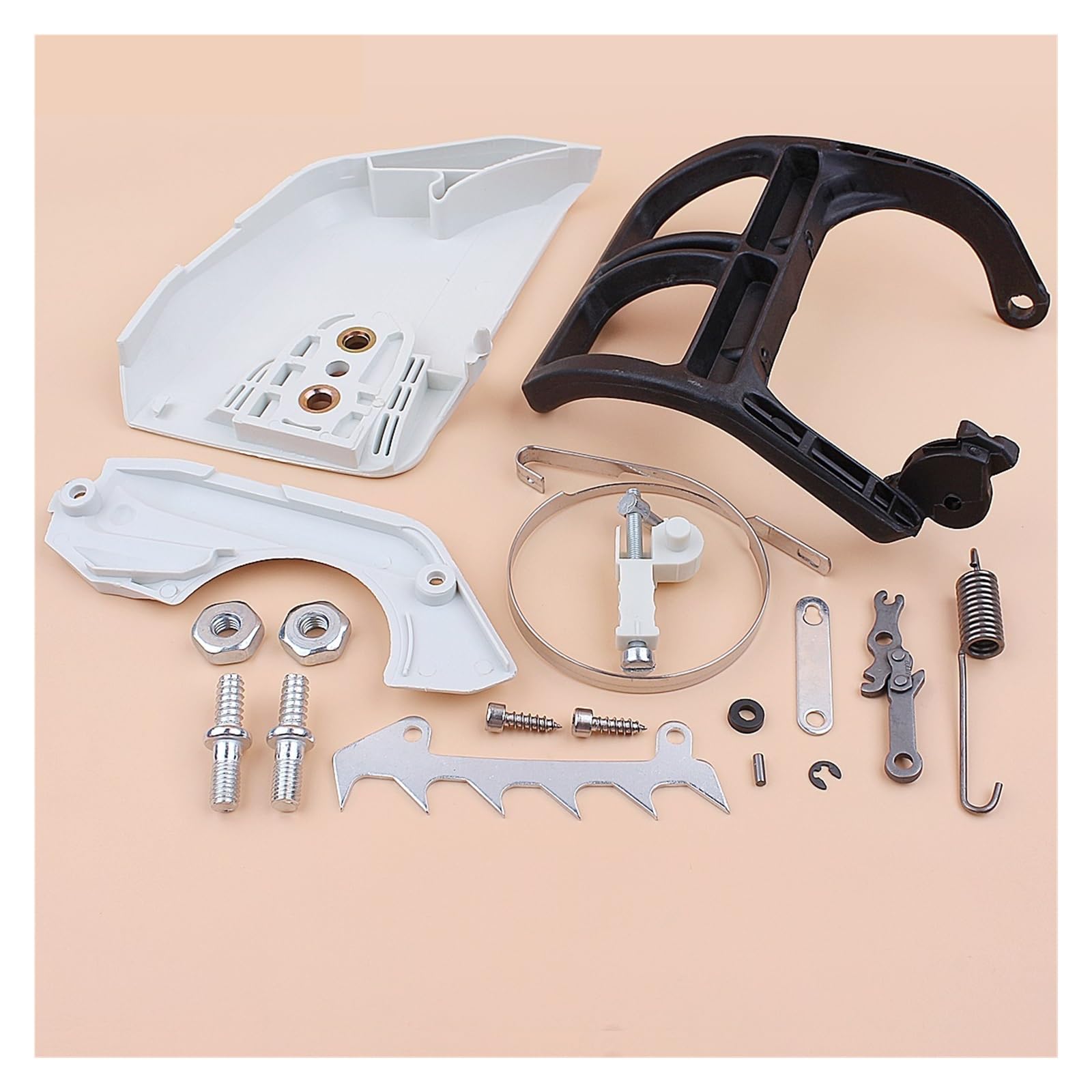 1 zestaw dźwigni hamulca łańcucha, napinacza osłony sprzęgła do pił łańcuchowych STIHL MS180 MS170 017 018