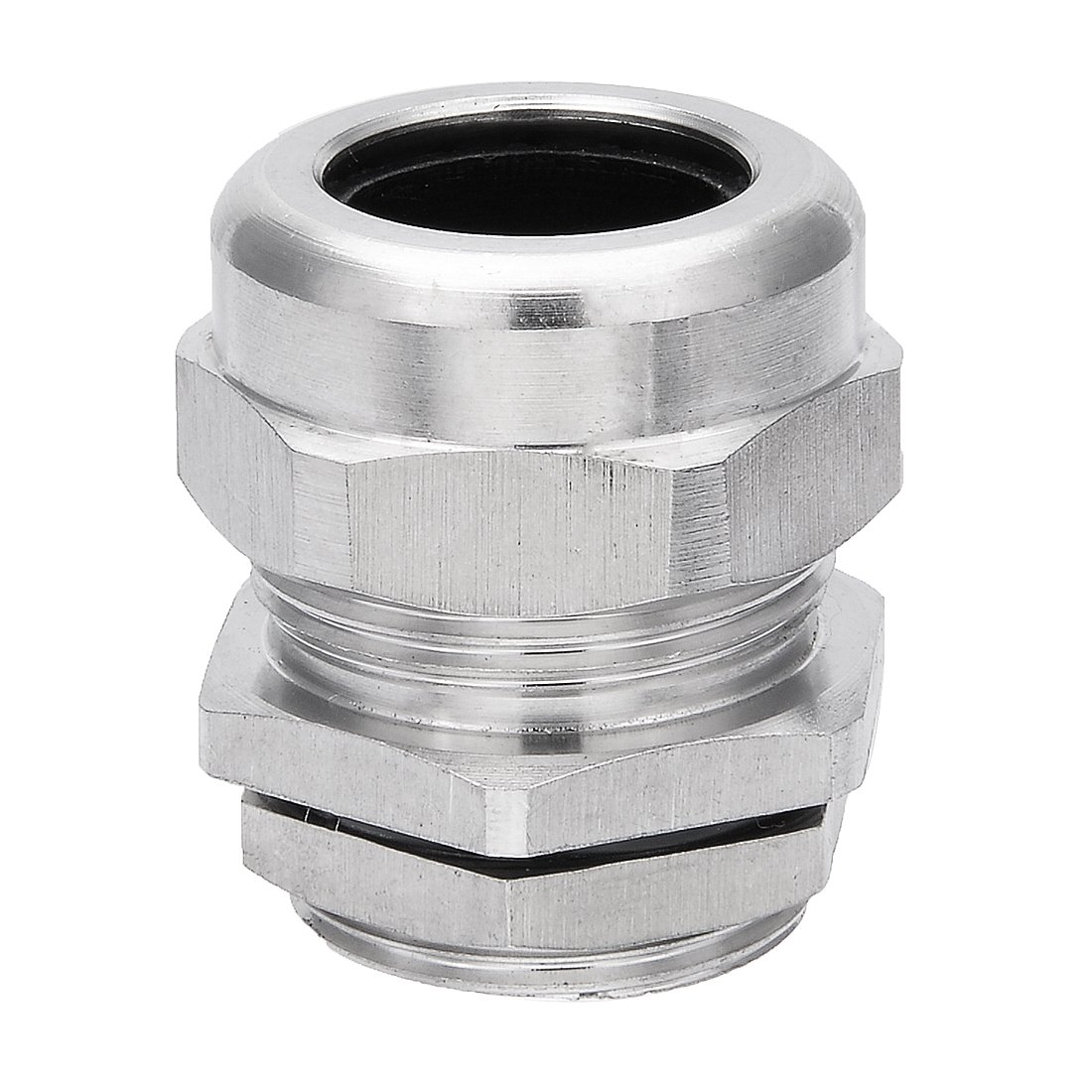 Aexit M251.5 Metal Electrical Boxes, Conduit & Fittings Waterproof Connector Fastener Locknut Stuffing Cable Gland Cable Range 13-18mm Thread Conduit Fittings Length 9mm