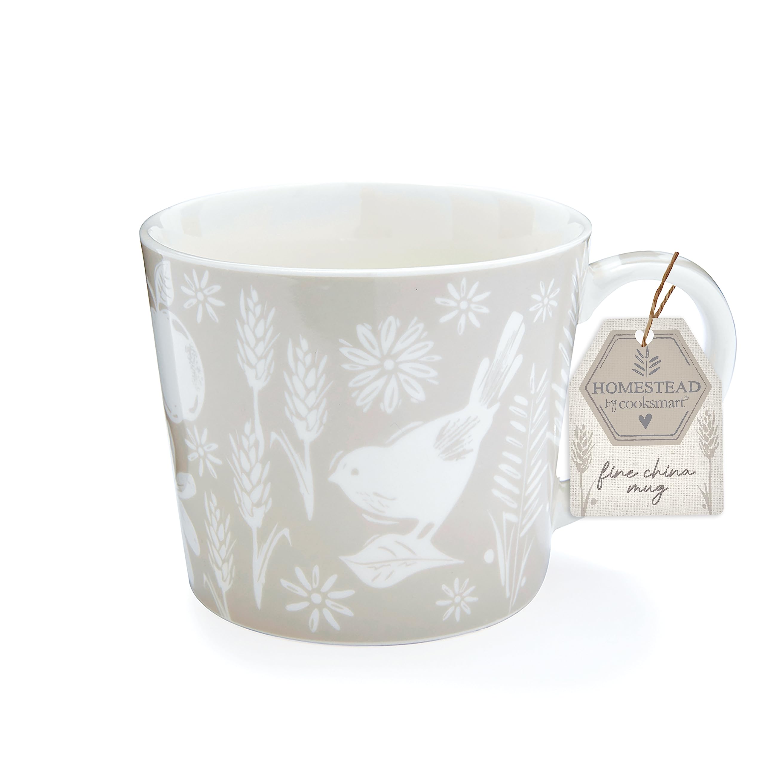 Cooksmart British Designed Conical Coffee Mug, Homestead-beige, Medium - Image 2