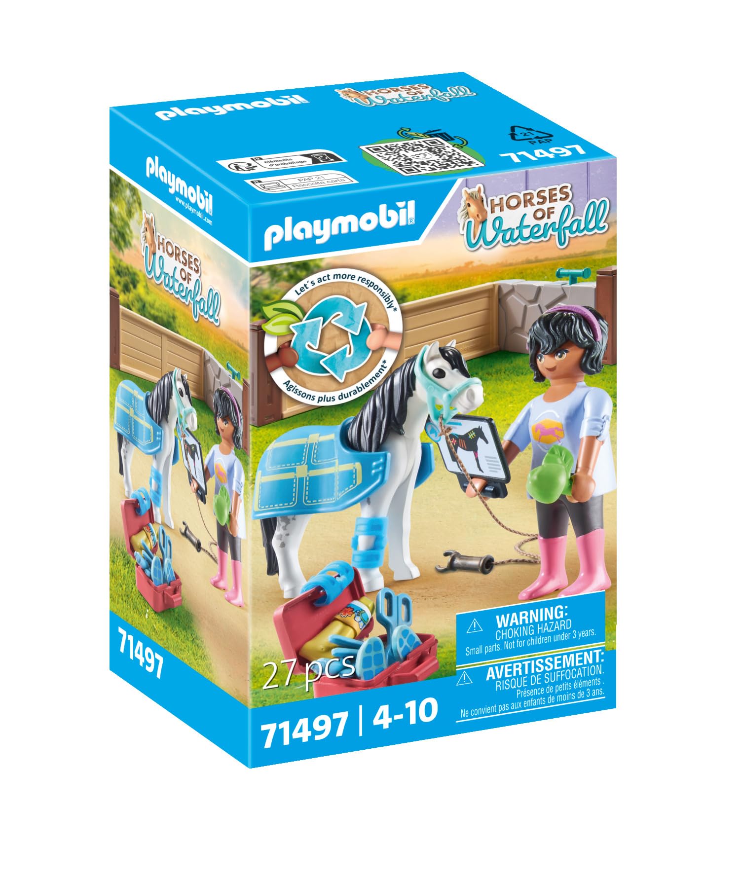 PLAYMOBIL 71497 Horses of Waterfall: Horse Therapist - Image 2