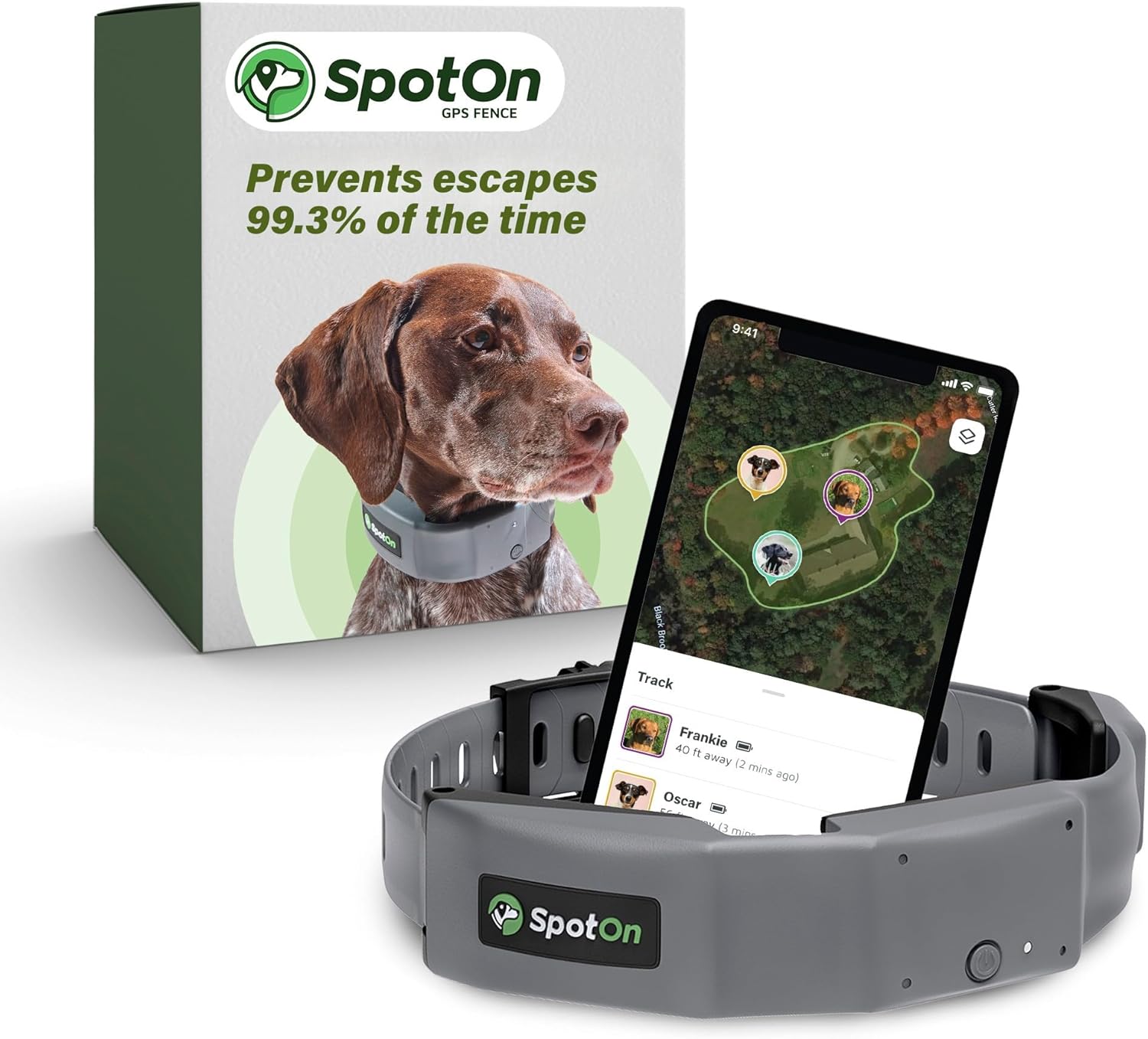 SpotOn GPS Wireless Dog Fence Collar