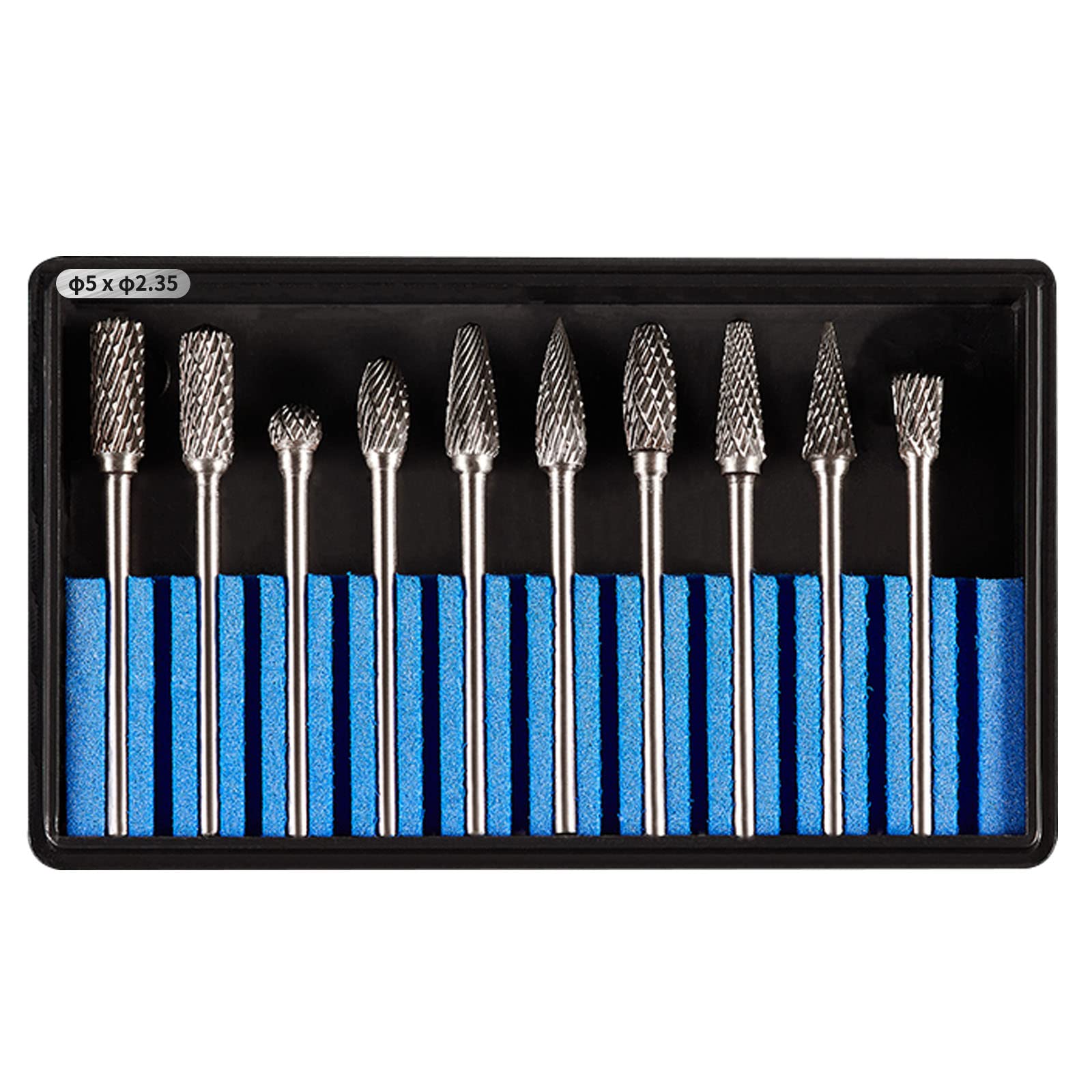 10 Pcs Ø4 x 2.35 mm Aluminum Cutting Carbide Burr — Amazon image 8