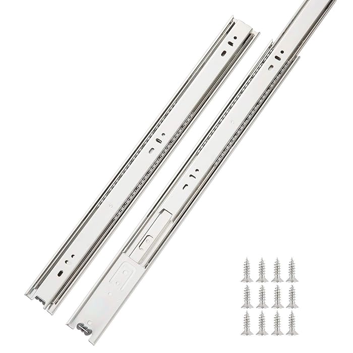 Buy 6 Pair of 18 Inch Hardware Full Extension Side Mount Ball Bearing